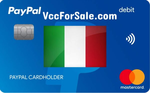 Italy VCC for PayPal – Fast & Secure