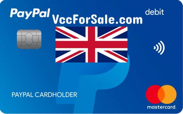 UK VCC for PayPal Verification – Instant & Secure